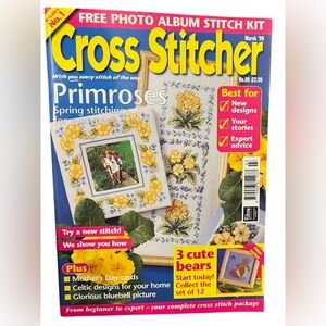 Cross Stitcher Magazine Issue 80‎ March 1999 Florals Mother’s Day Spring Crafts